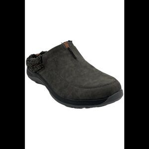 Earth Origin's Mens Vegan Leather Sneaker Mule Daxton Gray - Medium